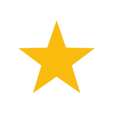 Altın yıldız simge tasarlamak