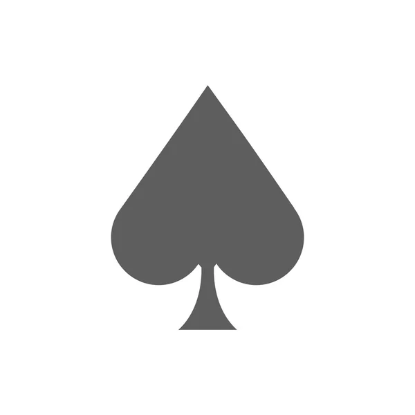 Ace of Spades ikony — Stockový vektor