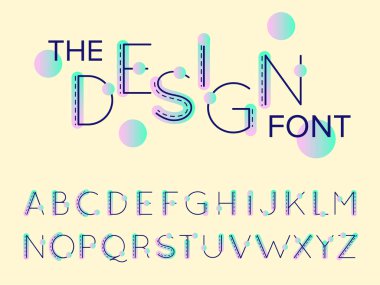 alfabe harfi tasarım