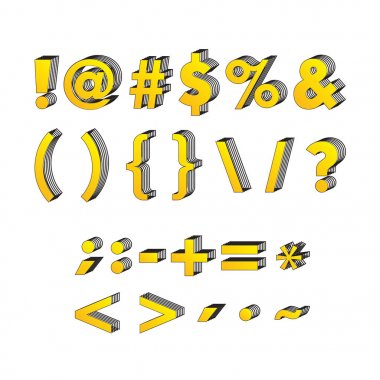 Dekoratif yazı tipi başlıklar ve Etiketler için kalın bir çizgi roman tarzında. Noktalama karakterleri