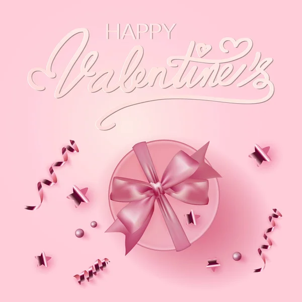 Joyeux Fond Saint Valentin Salutations — Image vectorielle