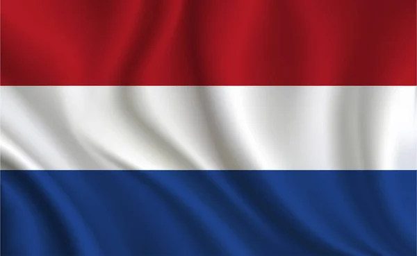 Фон Флага Нидерландов Закрыть — стоковый вектор