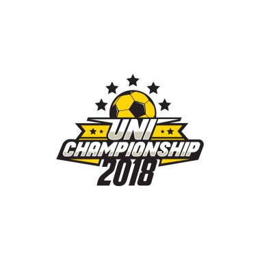 logo futbol tasarım. vektör çizim