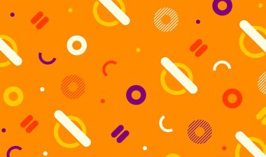 memphis desen vektör illüstrasyonu