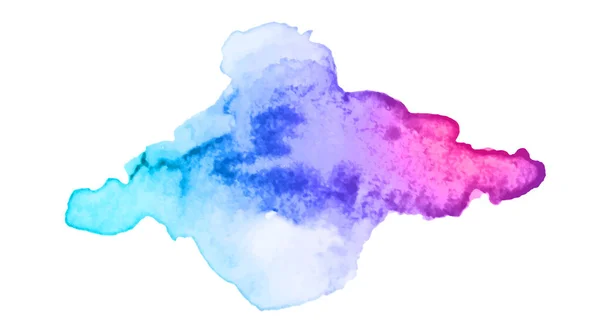 Синя Фарба Сплеск Ізольовані Білому Фоні — стоковий вектор