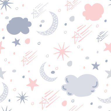  Dikişsiz desen, vektör çizim