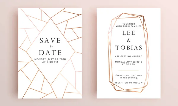 Card Wedding Invitation Background — ストックベクタ