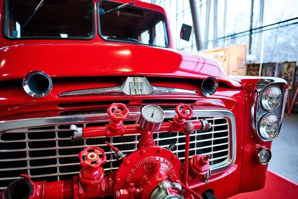 Moscow Mar 2018 International Harvester B120 1960 Exhibition Oldtimer Gallery — Stock Photo, Image