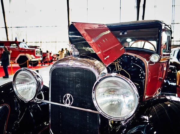 Moskva Mar 2018 Studebaker President 1928 Utställning Oldtimer Gallery Sokolniki — Stockfoto