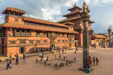 Patan 'da durbar Meydanı, Katmandu Vadisi' nde antik şehir