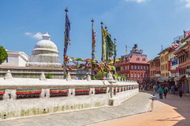 Katmandu, Nepal en büyük stupa Boudanath olduğunu