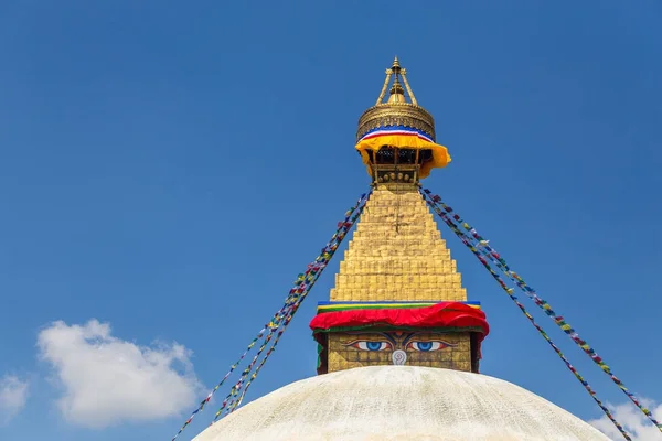 Boudanath est le plus grand stupa de Katmandou, au Népal — Photo