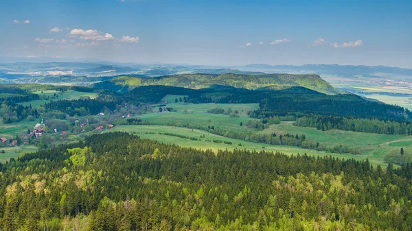 Stolowe Mountains, Klodzka valley, Sudetes — Stock Photo, Image
