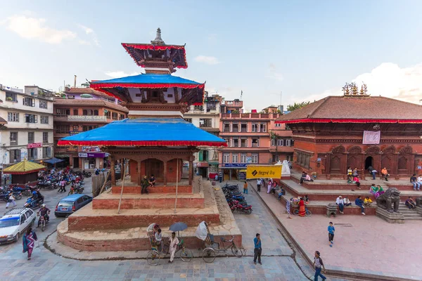 Plaza Durbar en Patan, antigua ciudad en el valle de Katmandú —  Fotos de Stock