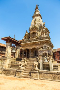 BHAKTAPUR Durbar Meydanı plaza önünde Kraliyet palac olduğunu