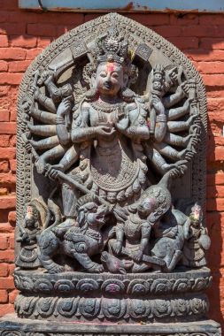 Tarihi kentin Bhaktapur Durbar Öf ayrıntılarını