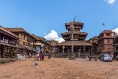 Bhaktapur Nepal tapınakta Dattatray