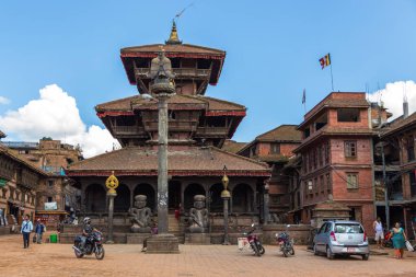 Bhaktapur Nepal tapınakta Dattatray