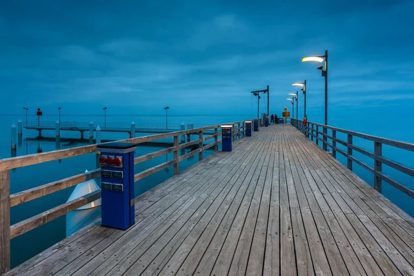 Moody mavi gündoğumu. — Stok fotoğraf