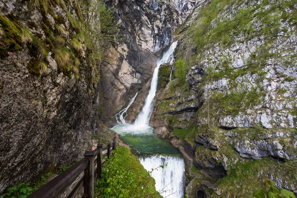 Водоспад Savica в Національний парк Триглав, Словенія. — стокове фото
