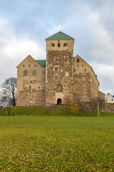 Castello di Turku. Edificio medievale nella città di Turku in Finlandia . — Foto Stock