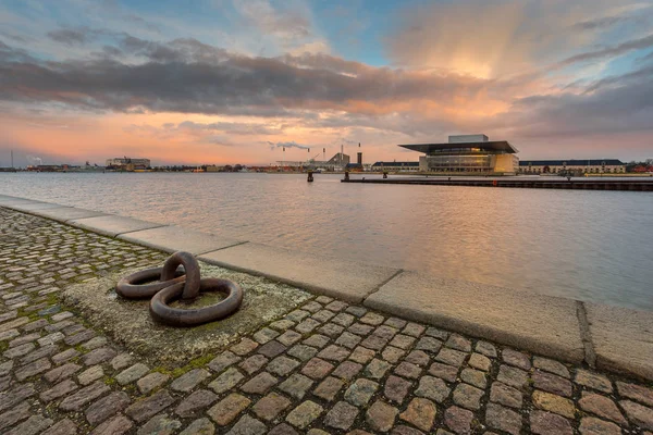 Vista de la Ópera de Copenhague . — Foto de Stock