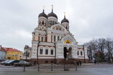 Alexander Nevsky Cathedral, Tallinn Old Town, Estonya'da Ortodoks katedrali.