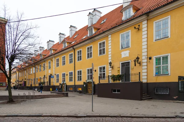 Historische straat van de oude stad van Riga. — Stockfoto