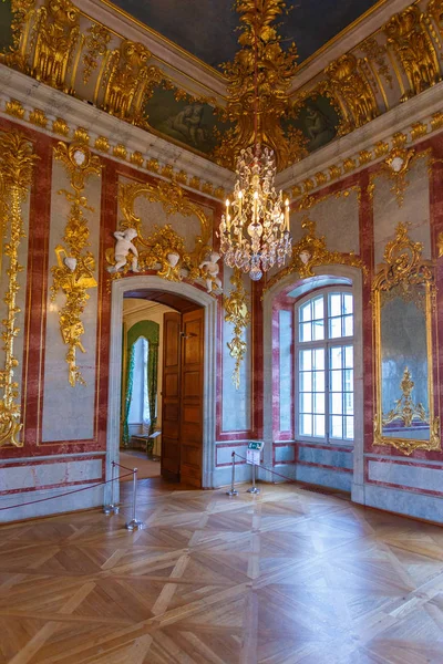 Interior e detalhes do Rundale Palace, Letónia . — Fotografia de Stock