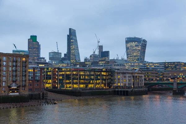 City of London one of the leading centers of global finance. — Stock Photo, Image