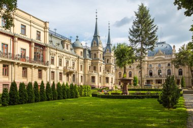 Izrael Poznanski's Palace is a 19th-century palace in Lodz, Poland. clipart