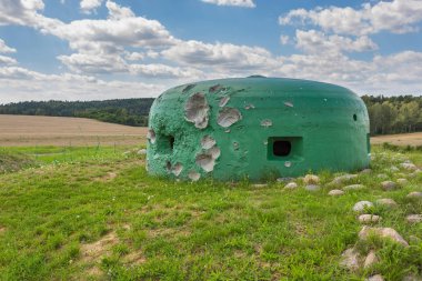 II. Dünya Savaşı tahkimatı bunker Mru, Miedzyrzecz, Polonya.