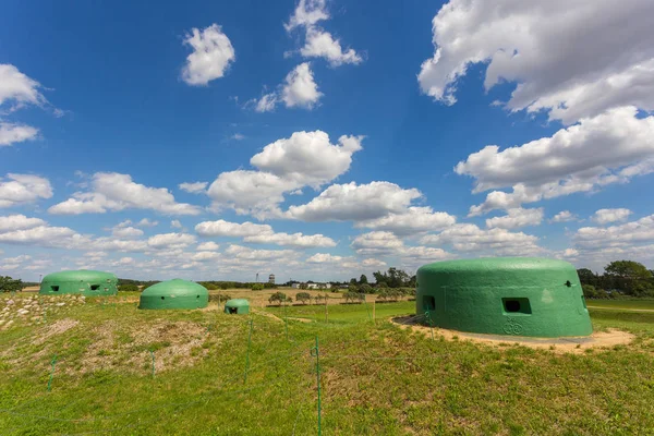 Fortificações da Segunda Guerra Mundial bunker MRU, Miedzyrzecz, Polónia . — Fotografia de Stock