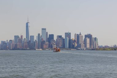 Manhattan şehir manzarası, New York manzarasına.