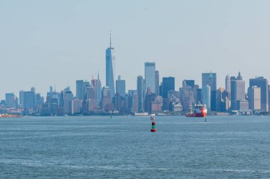 Manhattan şehir manzarası, New York manzarasına.