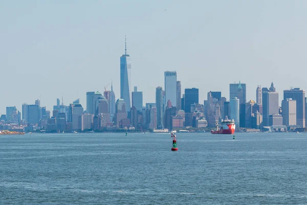 Vista panorámica del horizonte de Manhattan City, Nueva York . — Foto de Stock