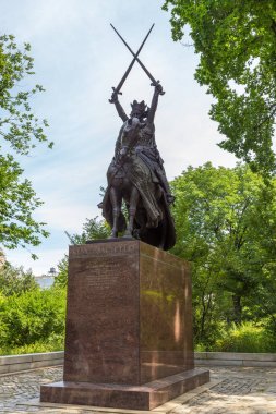 Polonya kralı, Kral Jagiello, Central Park'ta heykeli.