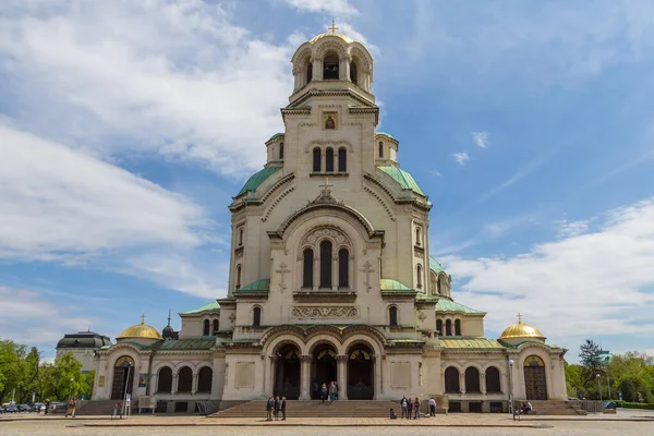 Vista da Catedral Alexander Nevsky, Sófia, Bulgária . — Fotografia de Stock