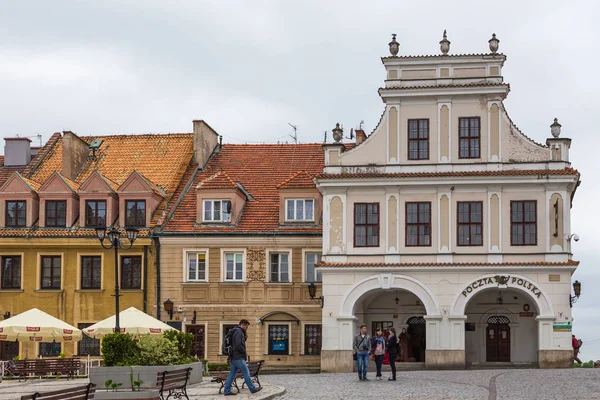 Стара площа міста Сандомир (Польща).. — стокове фото