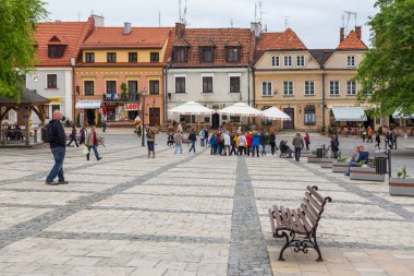 Eski Şehir Meydanı, Sandomierz, Polonya.