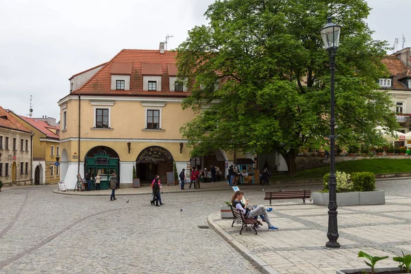 Staroměstské náměstí, Sandomierz, Polsko. — Stock fotografie