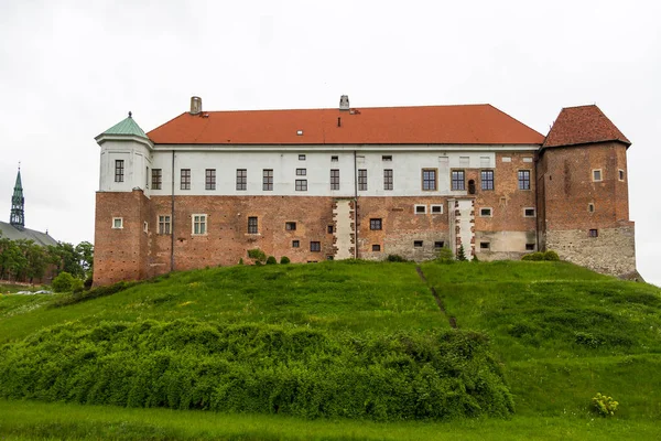 Castelo Real de Sandomierz uma estrutura medieval em Sandomierz, Polônia . — Fotografia de Stock