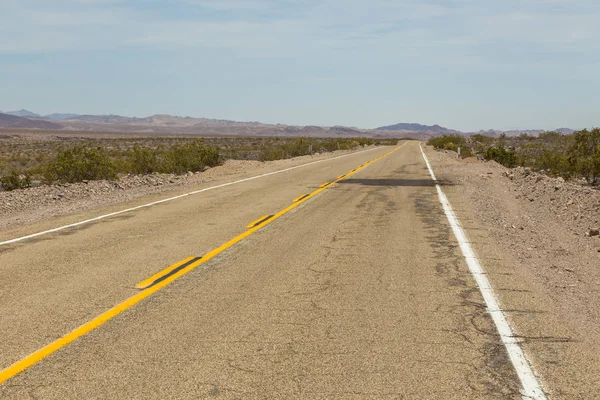 Blick auf die legendäre Route 66, Ludlow, Kalifornien, USA. — Stockfoto
