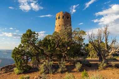 Desert View Watchtower, Grand Canyon, Arizona, Usa.