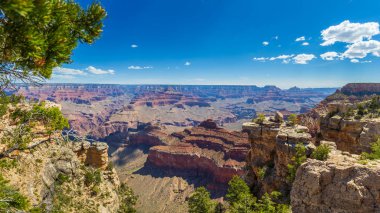 Büyük Kanyon Colorado 'nun panoramik manzarası, Usa.