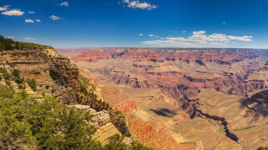 Büyük Kanyon Colorado 'nun panoramik manzarası, Usa.