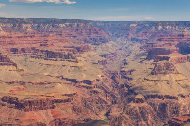 Güney Rim, Arizona, Usa 'dan Büyük Kanyon manzarası.