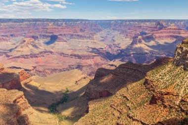 Güney Rim, Arizona, Usa 'dan Büyük Kanyon manzarası.