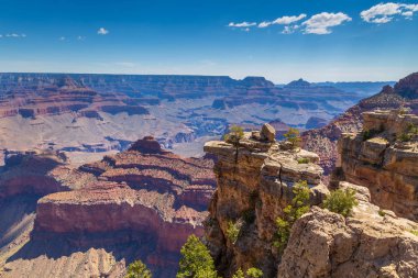 Büyük Kanyon 'un dik yamaçları, Arizona, ABD.