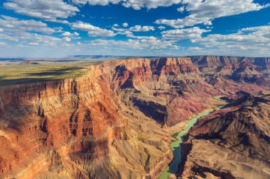 Büyük Kanyon 'daki Colorado Nehri, Arizona, Usa.